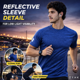 Men's 3-Pack Quick-Dry Performance Gym T-Shirt Melange